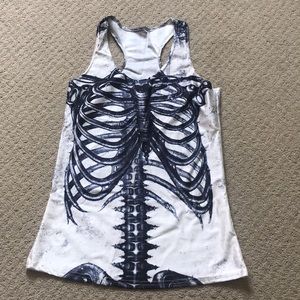 Skeleton tank top